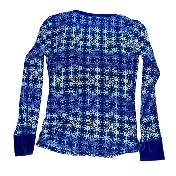 Victoria's Secret Vintage y2k Waffle & Velour 2 Piece Pajama Sleepwear Set Sz Sm - Picture 9 of 9